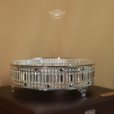 The LuxeLife Silver-Plated Platter