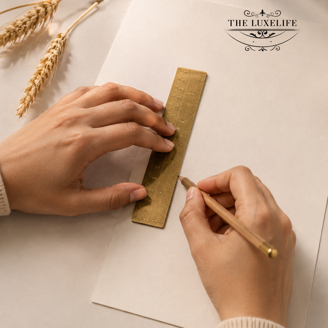 Gold finish scale ( 6 inch )