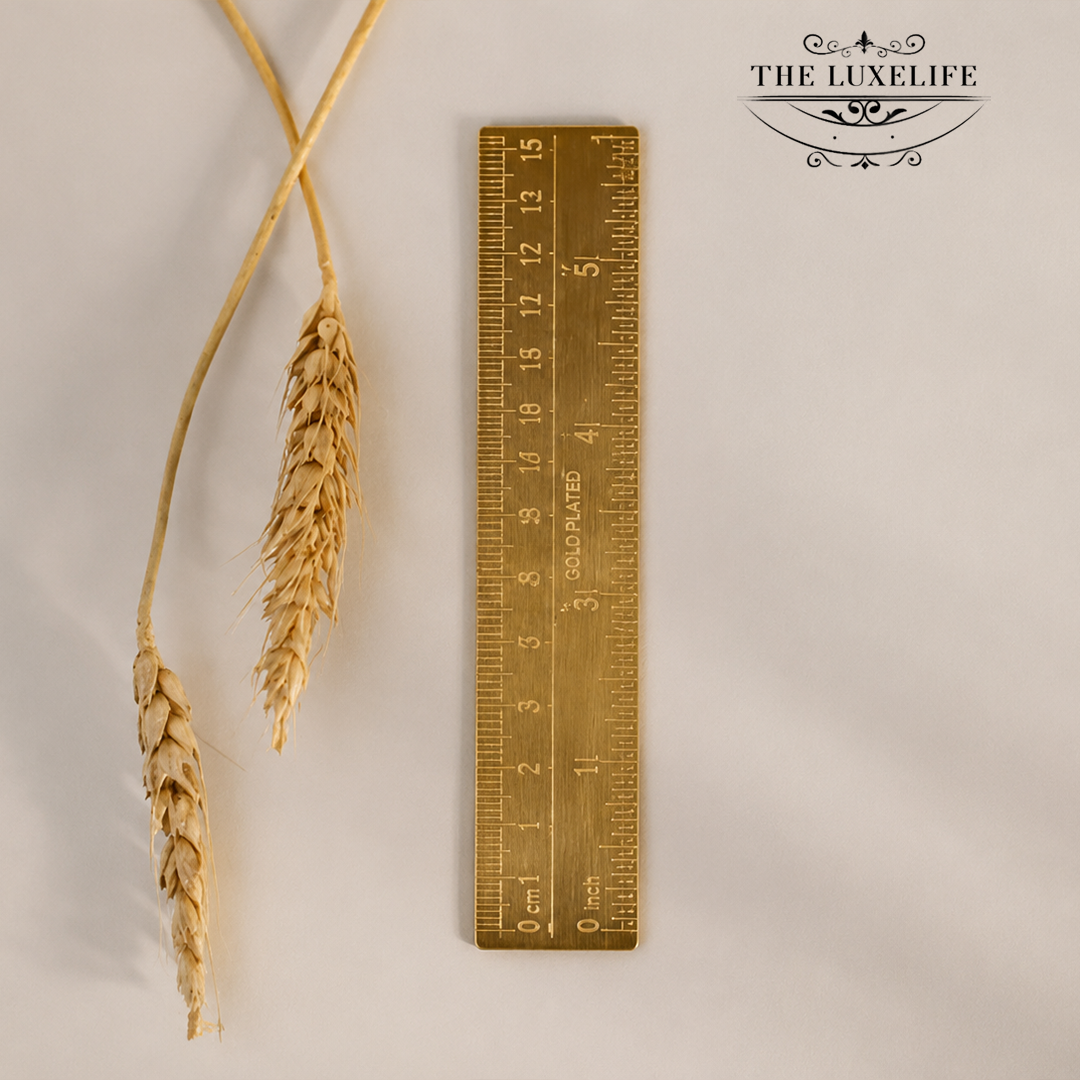 Gold finish scale ( 6 inch )