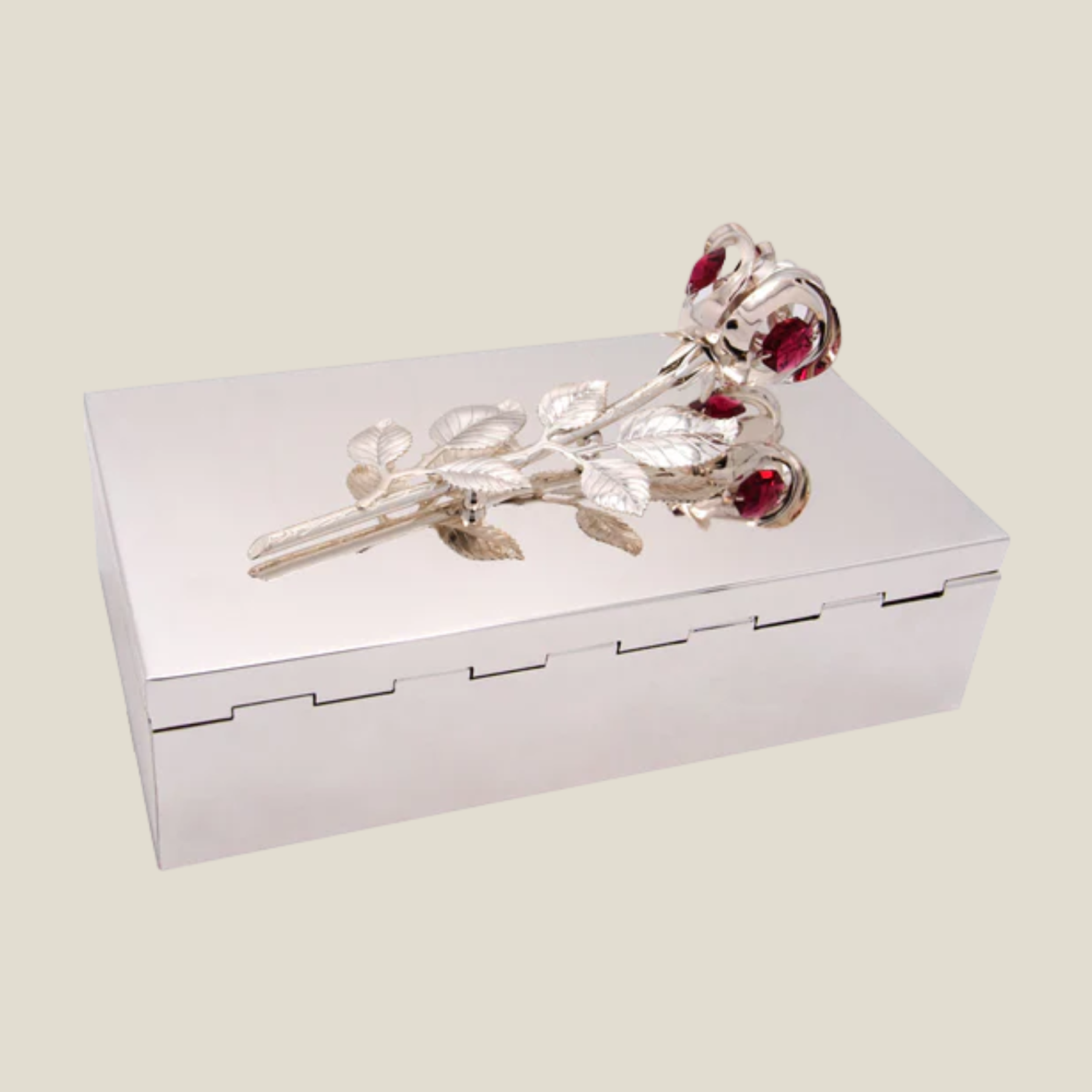 Rose Motif Jewelry Box