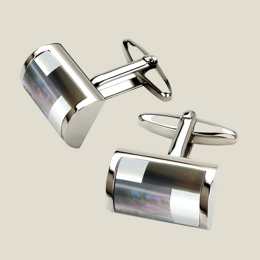 Cufflinks-Stone Silver