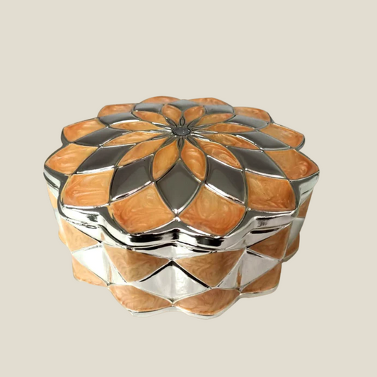 Sunflower Shape Rose Jewellery Box