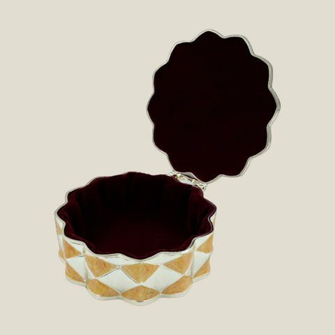 Sunflower Shape Rose Jewellery Box