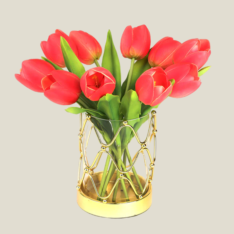 Flower Vase small- Gold