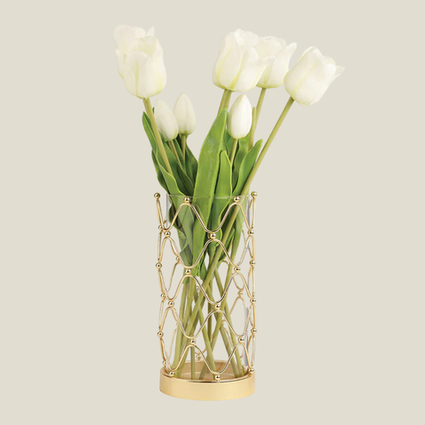 Flower Vase medium- Gold