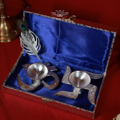 The LuxeLife Om & Swastik Festive Puja Hamper