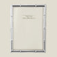 Bamboo design Photo frame - silver