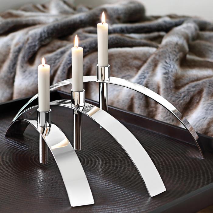 3 flames Candle Stand