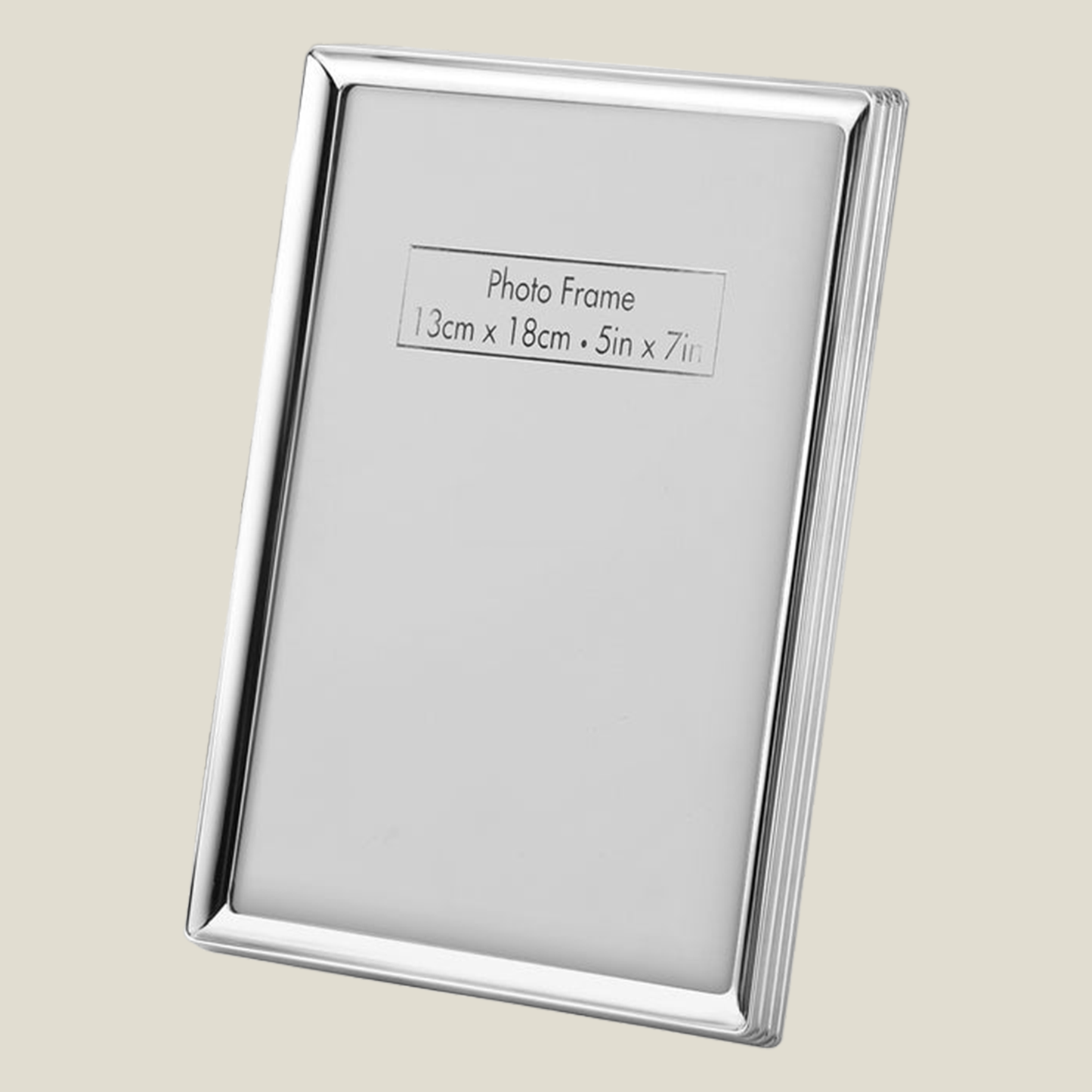 Striped Photoframe - Silver