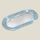 Flower Oval Designer Tray